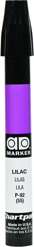 Vista 3 de El marcador original Chartpak AD, Tri-Nib, Bright Orchid, 1 cada uno (P209)