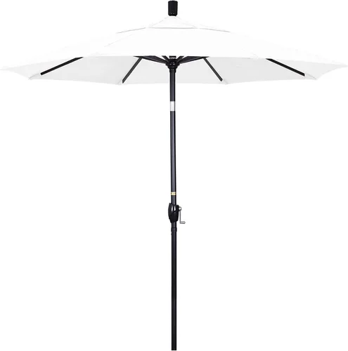 Vista 34 de California Umbrella 7.5' paraguas redondo de aluminio del mercado, elevación de la manivela