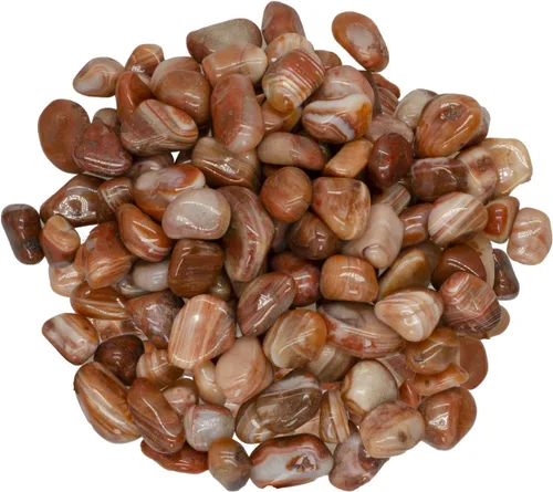 Vista 26 de Piedras de ágata mixta de 1 libra de África - 0.5 a 0.75 pulgadas promedio - Rocas pulidas para artes y manualidades, reiki, wicca y mucho más.