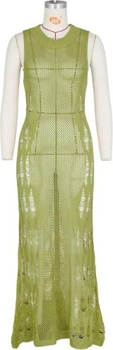 Vista 5 de Sofkiny Vestido largo y sexy para traje de baño para mujer, estilo casual, transparente, para traje de baño