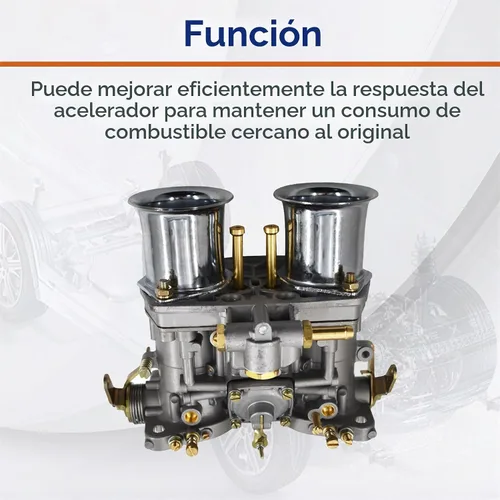 Vista 5 de GXYWADY Repuesto de carburador de 2 barriles para VW Beetle Bug Fiat Weber Engine 40 IDF Carb