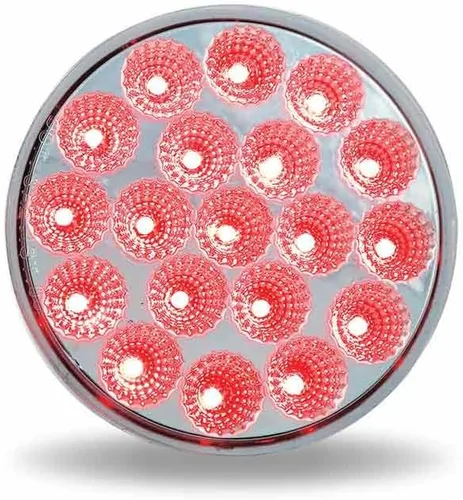 Vista 2 de TRUX TLED-4XRB Luz de parada, giro y trasera, Dual Revolution, 4", rojo/azul, LED