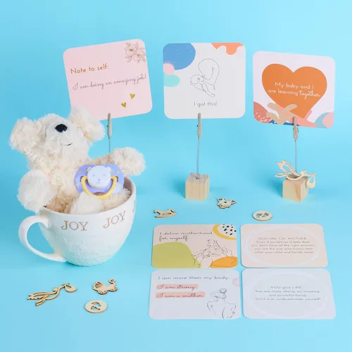 Vista 2 de Ariond - Tarjetas de afirmación de New Mama - 31 afirmaciones posparto para nuevas mamás Gift Ready for Baby Showers, Labor, Birth, Maternity