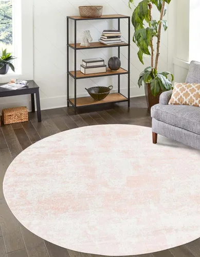 Vista 22 de Unique Loom Eos Collection - Alfombra rectangular de 2 pies x 3 pies 1 pulgada, color rosa clavel y marfil