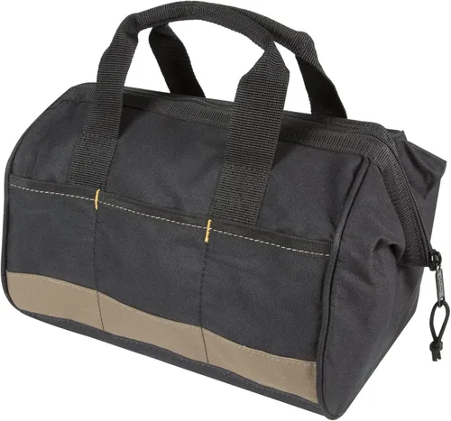 Vista 3 de Custom Leathercraft 1161 Bolsa de boca grande estándar de 12 pulgadas, 14 bolsillos