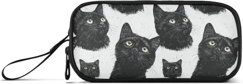 Vista 9 de Fisyme Cowboy Western Desert - Estuche para lápices de gran capacidad, estuche para maquillaje, organizador de papelería, para escuela, oficina