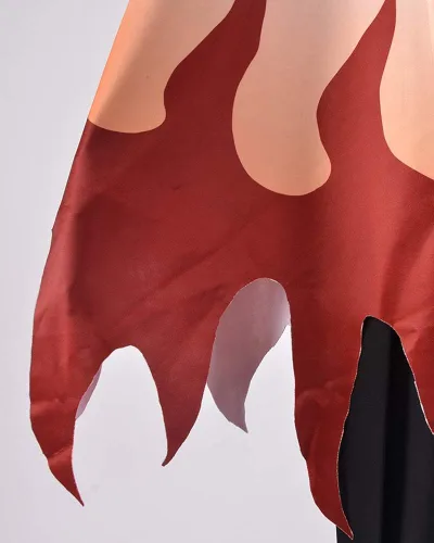 Vista 5 de Miccostumes Traje de cosplay Rengoku Kyoujurou para hombre con pilar de la llama del cuerpo de matanza de demonios