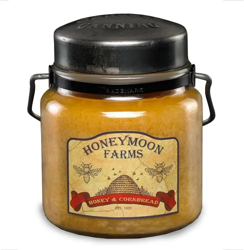 Vista 55 de McCall’s Candles Cocina de la Abuela Vela perfumada de 16 oz Hecha en EE. UU. Frasco rústico vintage con asa de transporte Fragancia