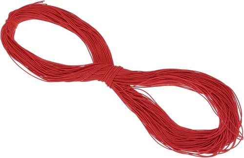 Vista 67 de PATIKIL Cuerda elástica elástica de 109 yardas (328.1 ft), cuerda elástica pesada de 0.059 in, albaricoque para manualidades, correas de gancho
