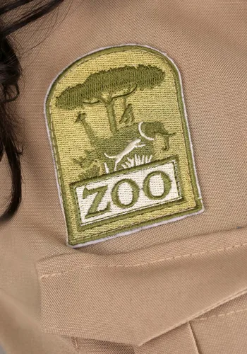 Vista 5 de Disfraz de Cuidadora de Zoológico para Mujer Talla Plus Multicolor