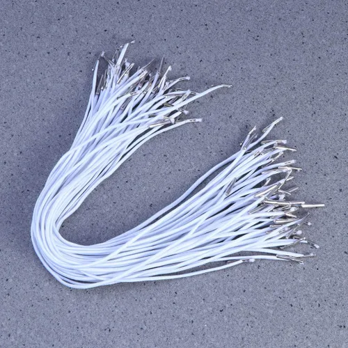 Vista 7 de 50 cuerdas elásticas de púas elásticas para coser, bandas elásticas con púas para hacer manualidades, bandas elásticas de costura (blanco)