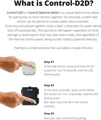 Vista 7 de YoLink LoRa - Sensores de movimiento inteligentes de rango inalámbrico de 1/4, detector de movimiento para interiores, Alexa, IFTTT, asistente