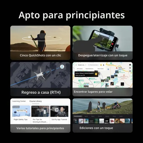 Vista 5 de DJI Mini 3 Drone con kit de control remoto DJI RC con pantalla, paquete de dron con cámara, con tarjeta SD de 128 GB, lector de tarjetas USB 3.0