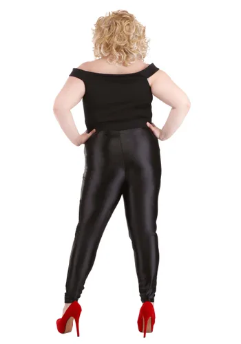 Vista 2 de Disfraz Deluxe Sandy Malvada de Grease Talla Plus para Mujer Multicolor