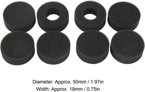 Vista 6 de VGEBY 8 piezas de insertos de esponja para neumáticos, repuesto duradero para neumáticos de goma RC de 1 pulgada, incrustaciones de espuma ligera