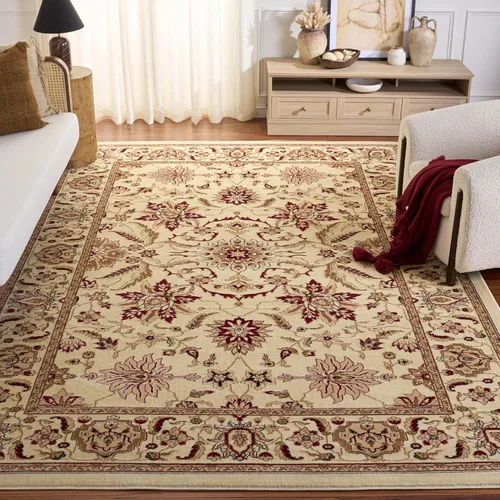 Vista 25 de SAFAVIEH - Alfombra de acento de la colección Lyndhurst, 3'3" x 5'3", color negro y multi, diseño floral tradicional, no desprende pelusa y de fácil