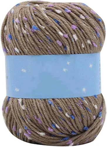 Vista 9 de Hilo de coser para tejer con puntos de 1.76 oz, bufanda, suéter, sombrero, ganchillo artesanal, hilo de lana elegante, simple, suave y cómodo