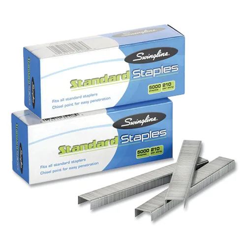 Vista 6 de Swingline® Grapas estándar, 1/4 ", tira completa, caja de 5,000
