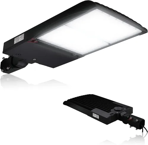 Vista 60 de RuggedGrade Vatiaje de luz LED NextGen IV de 100 W para estacionamiento Negro