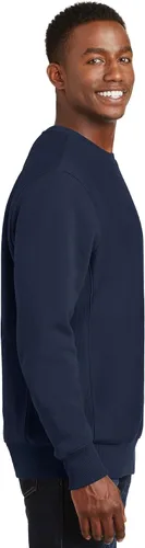 Vista 2 de SPORT-TEK Sudadera con cuello redondo súper pesada. F280