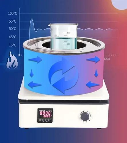 Vista 3 de Magnetic Stirrer, Magnetic Stirrer Hot Plate, 85-2 Magnet Stirrer with Digital Temperature Display & Speed Adjusting, Magnetic Mixer with Magnetic