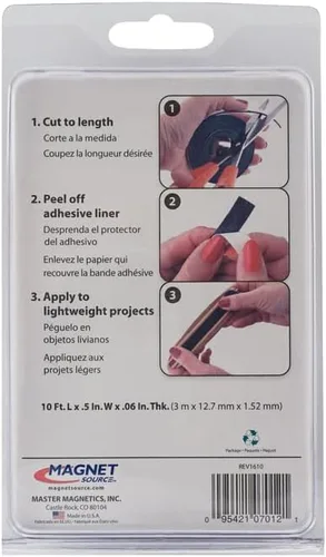 Vista 2 de Master Magnetics 07012 1/2" X 10' Rollo de cinta magnética grande