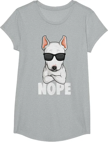 Vista 55 de Camiseta de perro Bull Terrier para niños y mujeres, Negro