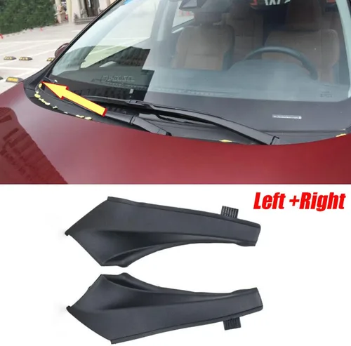 Vista 2 de 2 unids limpiaparabrisas delantero lado cubierta extensión cubierta para Toyota RAV4 13-19 Repalcement 53867-0R030 53866-0R030, guardabarros