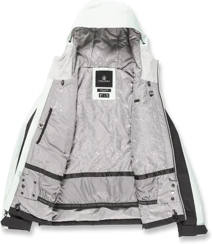 Vista 3 de Volcom Rossland - Chaqueta con capucha para mujer con aislamiento para snowboard y esquí