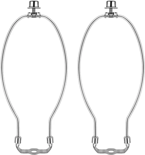 Vista 8 de 2 soportes de arpa de 7 pulgadas para lámpara desmontable, accesorios de iluminación de bricolaje resistentes para lámparas de pie y remates
