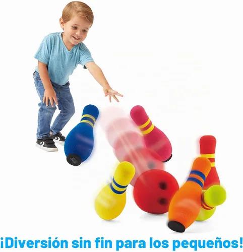 Vista 2 de Kidoozie Juego de bolos de seis pines