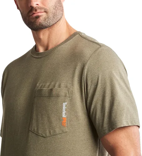 Vista 5 de Timberland PRO Camiseta de manga corta para hombre Base Plate Blended