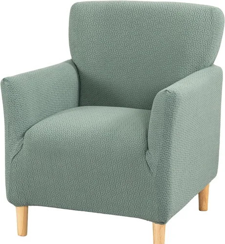 Vista 31 de Fundas de jacquard para sillón de banquete, fundas suaves para sillón de 1 pieza, fundas elásticas para silla de sala de estar, antideslizantes
