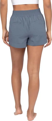 Vista 4 de 90 Degree By Reflex Pantalones cortos ligeros de tejido elástico con bolsillos laterales