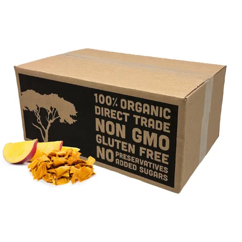 Vista 34 de Mavuno Harvest Paquete variado de frutas secas orgánicas, mango seco, papaya, piña, plátano, yaca y mezcla tropical, saludable, vegano, sin azúcar