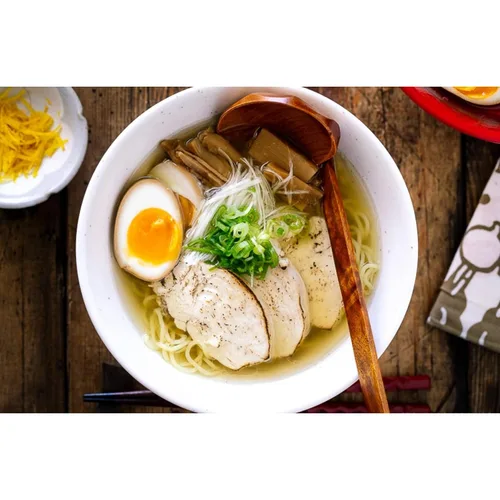 Vista 3 de Base de caldo de sopa japonesa Shio Ramen - 2.2 libras (2.2 lbs) - para caldo de ramen, base de olla caliente, arroz frito, salteado, caldo de Umami