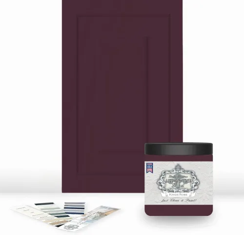 Vista 36 de Pintura TODO EN UNO, Abbey (gris cálido), Muestra de 8oz - Pintura duradera para gabinetes y muebles. Imprimación y capa superior incorporadas,