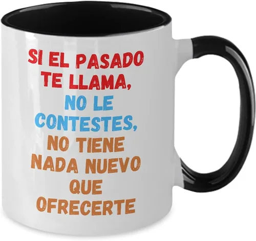 Vista 2 de Si el pasado te llama - Afirmaciones positivas en una taza de café