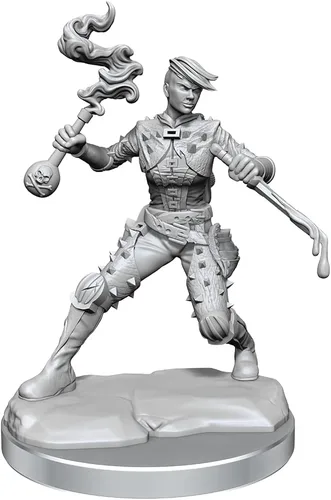 Vista 5 de WizKids D&D Frameworks: Human Rogue Female - Sin pintar y sin ensamblar