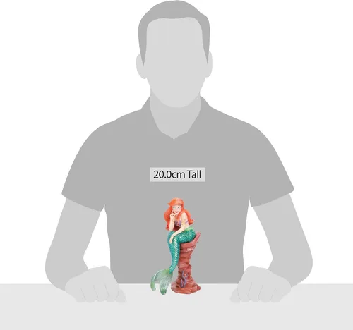 Vista 6 de Enesco Disney Showcase Couture de Force Figurina de Ariel de La Sirenita, 7.8 pulgadas, multicolor, (Modelo: 6005685)