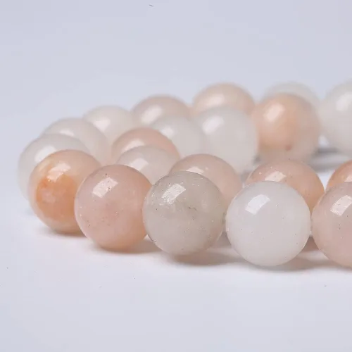 Vista 239 de 100 cuentas de piedra multicolor natural de 0.236 pulgadas (0.236 in), cuentas espaciadoras sueltas redondas para hacer pulseras, collares, aretes