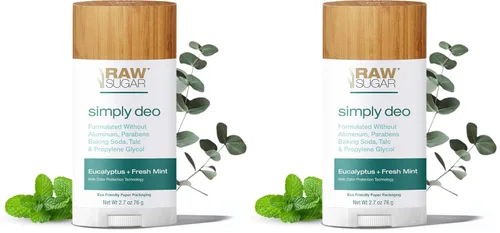 Vista 8 de RAW SUGAR Barra de desodorante sin aluminio, Simply Deo (Paquete de 1) Desodorante para todo el cuerpo para mujeres y hombres, fórmula limpia sin
