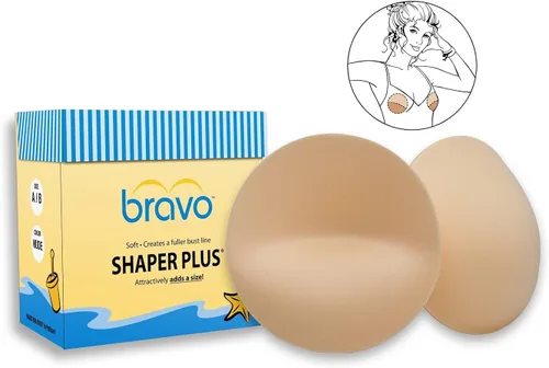 Vista 3 de Bravo Shaper Plus Push Up Bra Pad Insertos (añade un tamaño!)
