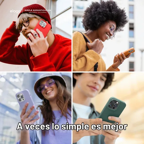 Vista 3 de elago Funda de silicona líquida prémium para iPhone 14 Pro Max