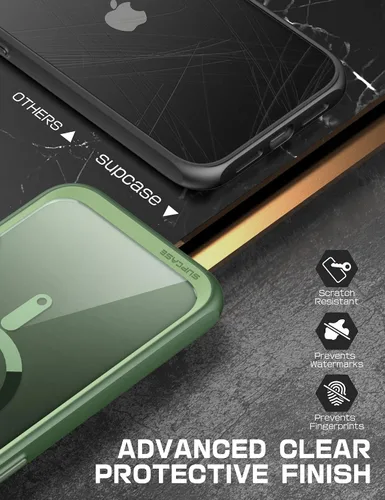 Vista 4 de SUPCASE Funda para iPhone 13 Pro (Unicorn Beetle Mag), [Compatible con MagSafe] [Protección de Grado Militar] Funda Protectora Delgada Transparente
