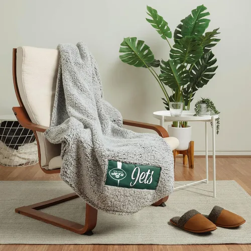 Vista 28 de FOCO Manta Sherpa de nube con logotipo grande del equipo de la NFL, 60 x 70 pulgadas
