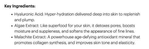Vista 9 de Glo Skin Beauty Hidratante sin aceite: crema facial hidratante ligera alimentada por ácido hialurónico y extracto de algas para una tez equilibrada