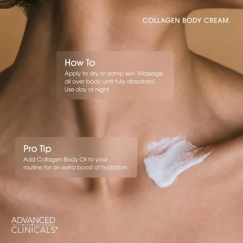 Vista 7 de Advanced Clinicals Loción corporal y hidratante facial de colágeno Loción de colágeno antienvejecimiento para mujeres, hombres, manos y cuello que