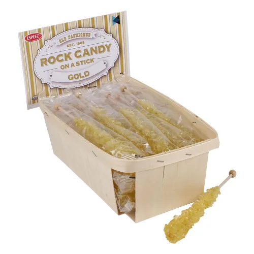 Vista 31 de Palitos de caramelo de roca extragrandes: 12 paletas de cereza rosa – envueltas individualmente – Palitos de caramelo de roca de cristal