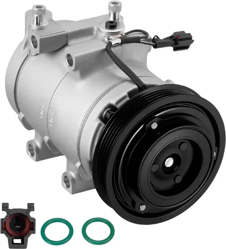 Vista 23 de BDFHYK 57197 Compresor de CA con embrague compatible con Hyundai Santa Fe 2003-2006 y XG350 2002-2005 3.5L, XG300 2001 3.0L, compatible con Kia